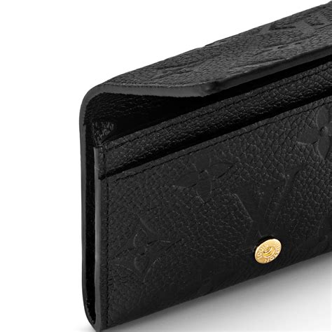 Business Card Holder Monogram Empreinte Leather